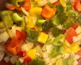 A picture of step 1 of Bell Pepper Onion Masala.