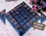 Gambar langkah 14 resipi ☕Resepi Kek Batik Coklat Ganache☕.