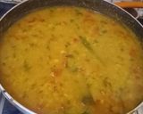 A picture of step 11 of Rajasthani daal.