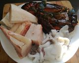 Foto del paso 1 de la receta: Caldereta de escorpora y bogavante