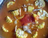 Foto langkah ke 3 dari resep Udang saus Padang.