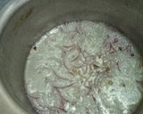 A picture of step 1 of Spicy lentils (kamande)in milk and cinnamon raisins chapati.