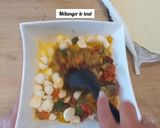 Une image de l'étape 9 de Tarte salée aux poivrons, courgettes et mozzarella.