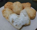 Foto langkah ke 2 dari resep Nugget Uli Ketan Isi Oncom dan ayam pedas.
