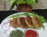 A picture of step 8 of Black Chana Kebab.