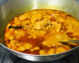 A picture of step 7 of Bengali: Till-Kasundi Murgi or Chicken Curry in the Sesame-Mu.