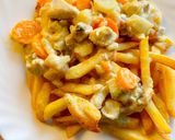 Joghurtos zöldséges csirkeragu recept fázis 5 fotója