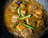 A picture of step 6 of Gongura Prawns (Andhra style Prawns Curry cooked with tangy Sorrel Leaves).