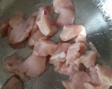 Une image de l'étape 1 de Tourte au poulet et poireaux.