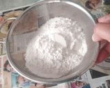 A picture of step 1 of Sweet Flower Khaja (Achappam) with Rabadi (fusion).