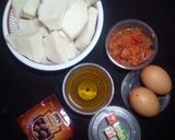 A picture of step 1 of Burger Yam.