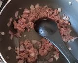 عکس مرحله 1 از دستور خورش گوشت چرخکرده به روش مادر