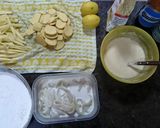 Foto del paso 4 de la receta: Rabas a la romana con papas y batatas fritas