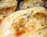 A picture of step 7 of Tortilla wrap.
