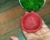 A picture of step 6 of Stuff beetroot poori.