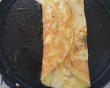 Foto del paso 2 de la receta: Omelette de jamón y queso