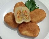 Foto langkah ke 5 dari resep Combro isi Tempe Penyet.