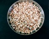 A picture of step 1 of Rich in healthy fats peanuts butter and peanuts butter dry fruits Burfi.