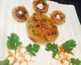 A picture of step 7 of Bread sooji uttapam.