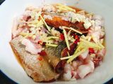 Mắm cá lóc chưng thịt ba rọi