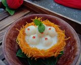ভারমিসেলি বাস্কেট স্টাফড উইথ রসপুলি( vermicelli basket stuffed with raspuli রেসিপি ধাপ - 9 ছবি