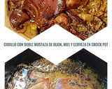 Foto del paso 8 de la receta: Codillo con doble Mostaza de Dijon, Miel y Cerveza en Crock pot