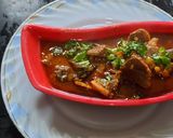 A picture of step 9 of Nagpuri special spicy saoji masala mutton.