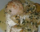 Foto del paso 7 de la receta: Pollo al verdeo con papas a la española