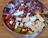 Görögsaláta recept fázis 3 fotója