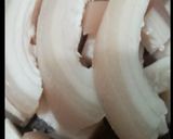 Hình bước làm 1 của món Tóp mỡ da heo xóc mắm tỏi