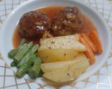 Foto langkah ke 5 dari resep Hamburg Steak homemade.