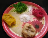 A picture of step 6 of Bread-Oats Modak.