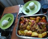 Foto del paso 5 de la receta: Pollo al horno a las finas hierbas 🐔🌿