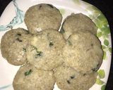A picture of step 3 of Quinoa Tikki Chaat.