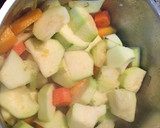 Foto del paso 2 de la receta: Crema de calabaza y calabacín