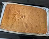 A picture of step 8 of School Vanilla/lemon Tray bake.
