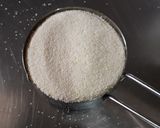 A picture of step 1 of Suji Imarti (Semolina Imarti).