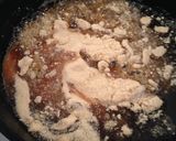 A picture of step 2 of Tarte Tatin with Brandy Cream.