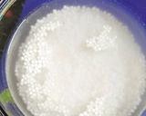 A picture of step 1 of Sabudana Kheer.