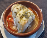 Foto del paso 5 de la receta: Bacalao gratinado con papas al horno