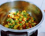A picture of step 3 of Ayurvedic Detox Satvik vegetable Khichdi is One pot meal for immunity and fitness.