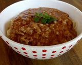 Egyszerű bolognai spagetti Kriszta konyhájából recept fázis 7 fotója