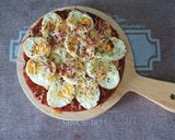รูปขั้นตอนการทำที่ 3 ของ พิซซ่าหน้าไข่ keto #eggfast