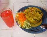 Fried rice with with salad recipe step 6 photo