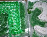 A picture of step 7 of Azaadi cake.