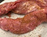 A picture of step 1 of Pork Tenderloin with Spicy Mustard Horseradish Sauce.