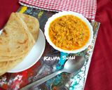 A picture of step 6 of Spicy Soya kheema.