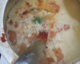 A picture of step 7 of Dal dhokli gujarati style.