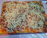 Foto langkah ke 5 dari resep Pizza Labu Kuning Topping Worcis (wortel buncis).