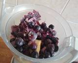 Frozen Blueberry,pineapple, banana&kiwi smoothie#4weekschallenge
